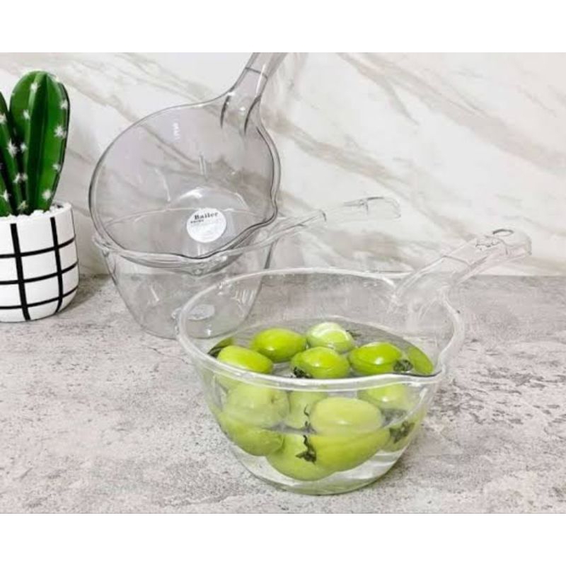 Gayung Transparan Estetik | Peralatan Mandi Aesthetic | GAYUNG TRANSPARAN MINIMALIS | Gayung Mandi |