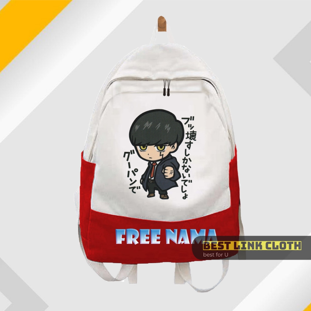 RANSEL TAS ANAK SEKOLAH MASHLE MASH BURNEDEAD