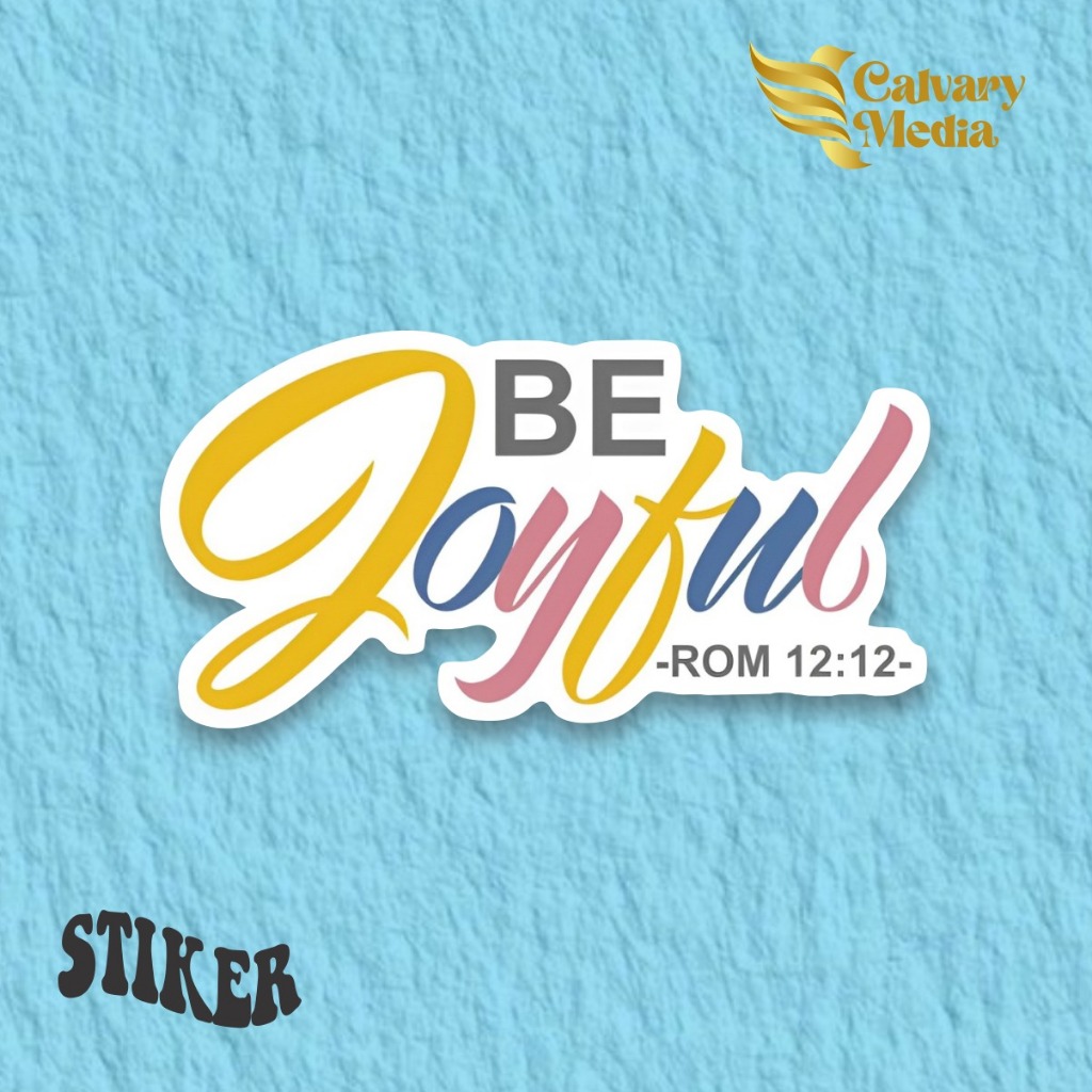

Stiker Rohani kristen_Be Joyful_1 Viral