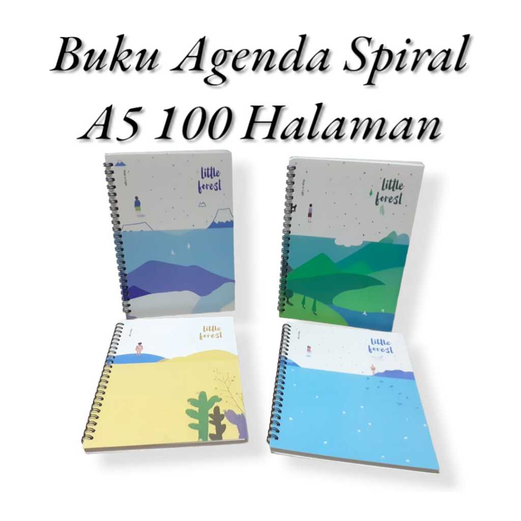 

AS888 - Buku Diary / Agenda Spiral Hard Cover Ukuran A5 Karakter Little Forest Isi 100 Halaman