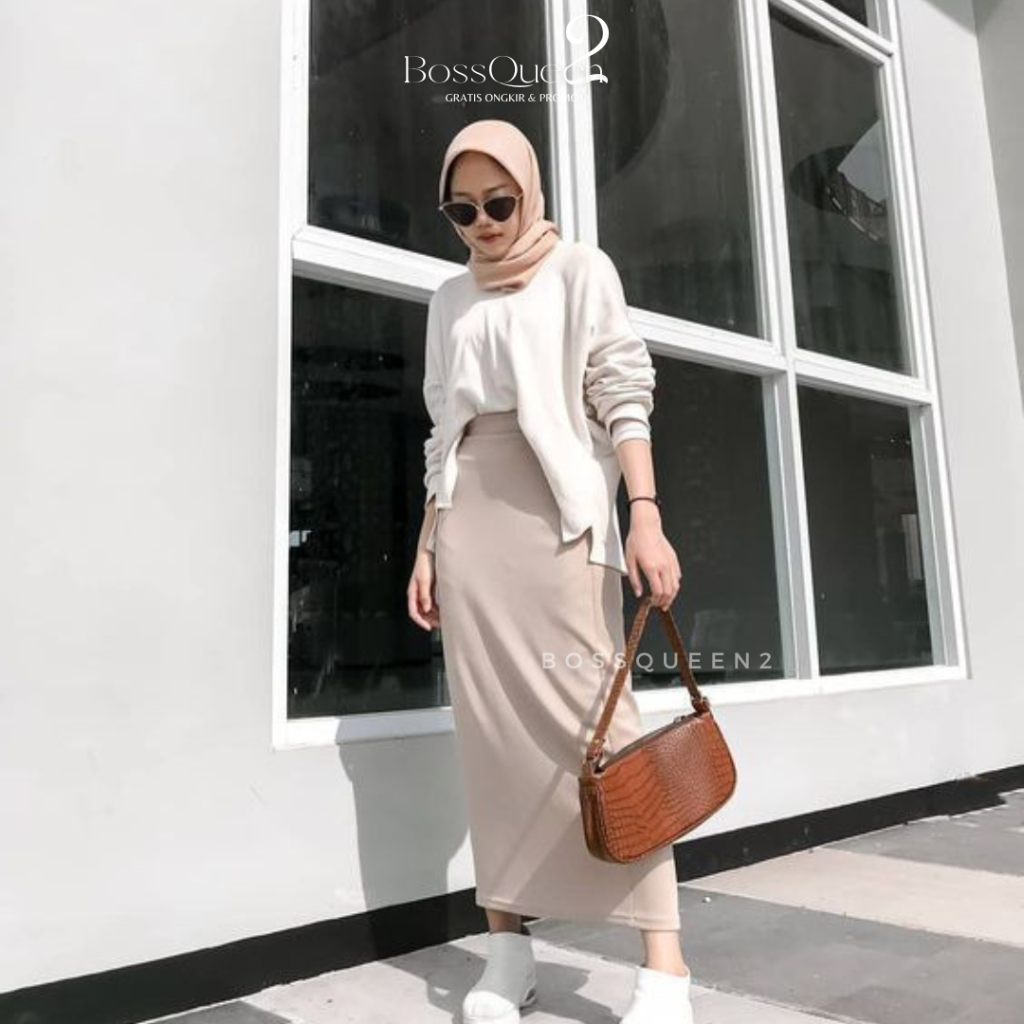 ROK SPAN PANJANG HYGET PREMIUM /ROK SPAN / ROK KERJA SPANHYGET PANJANG