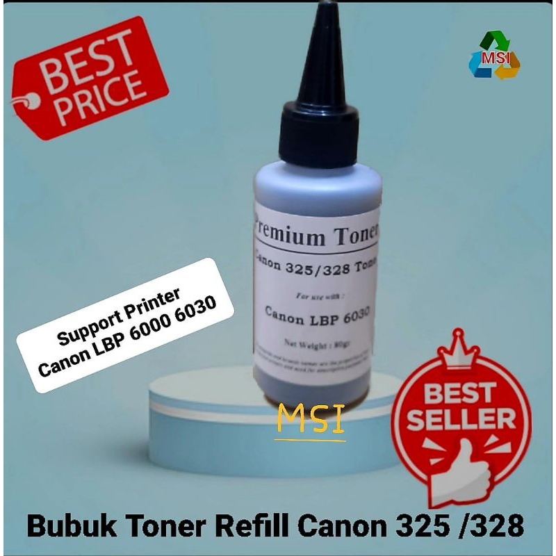 TERMURAH Serbuk Bubuk Toner Refill Canon 325 328 LBP 6000 6030 SEKALI REFILL