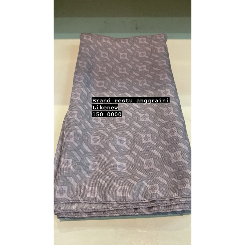 restu anggraini scrft preloved scrft