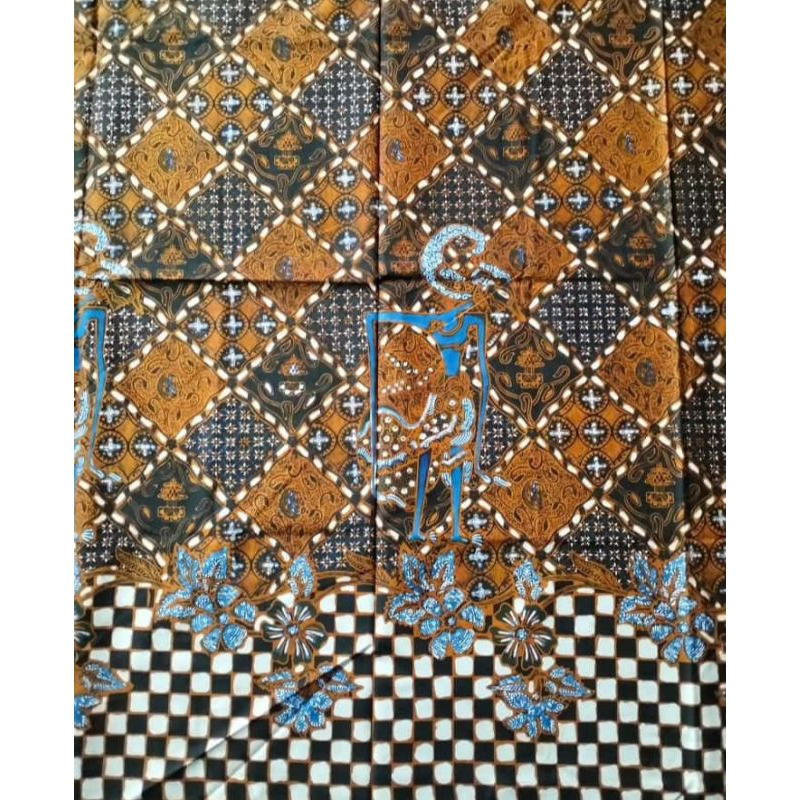 PREMIUM KAIN BATIK KOMBINASI TULIS MOTIF WAYANG SOGANAN