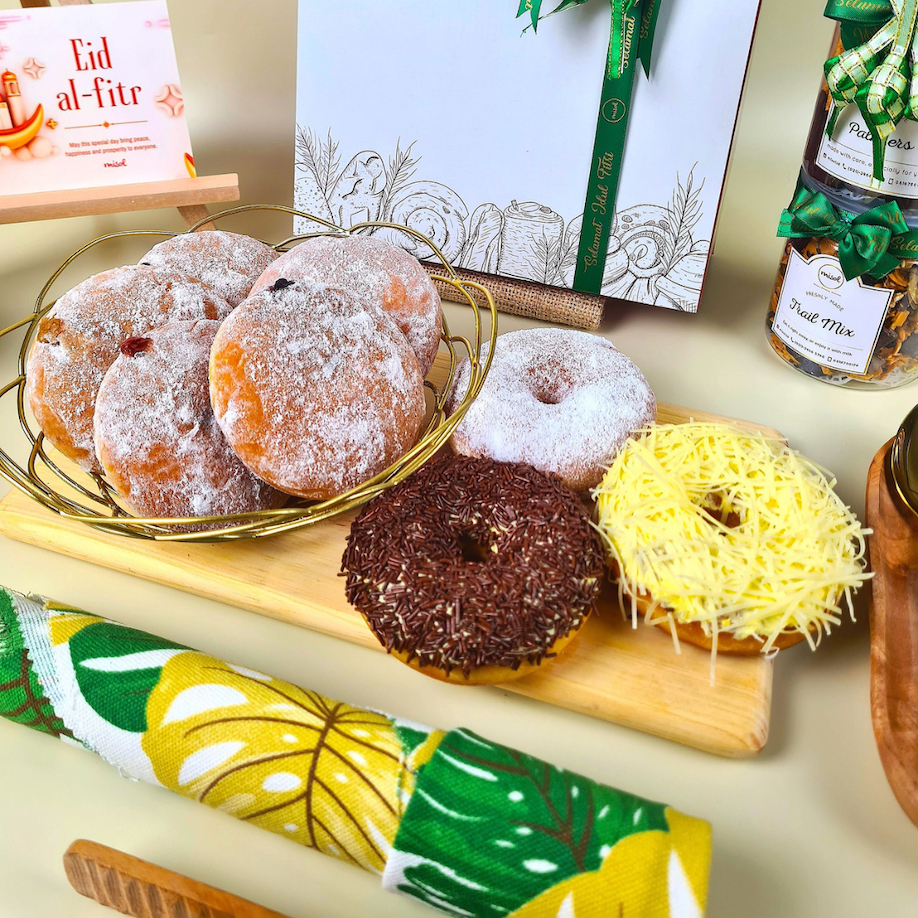 

Hampers Parcel MISOL Donuts & Bomboloni 8 pieces - GRAB / GOSEND only