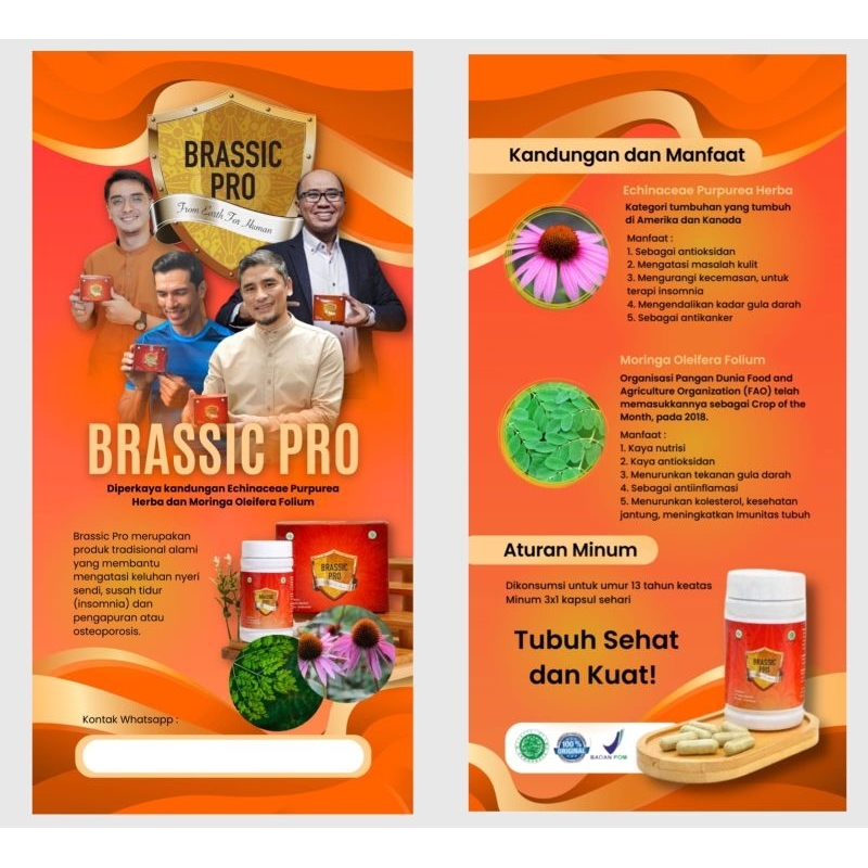 

Brosur atau Pamflet produk BP Group 20X10