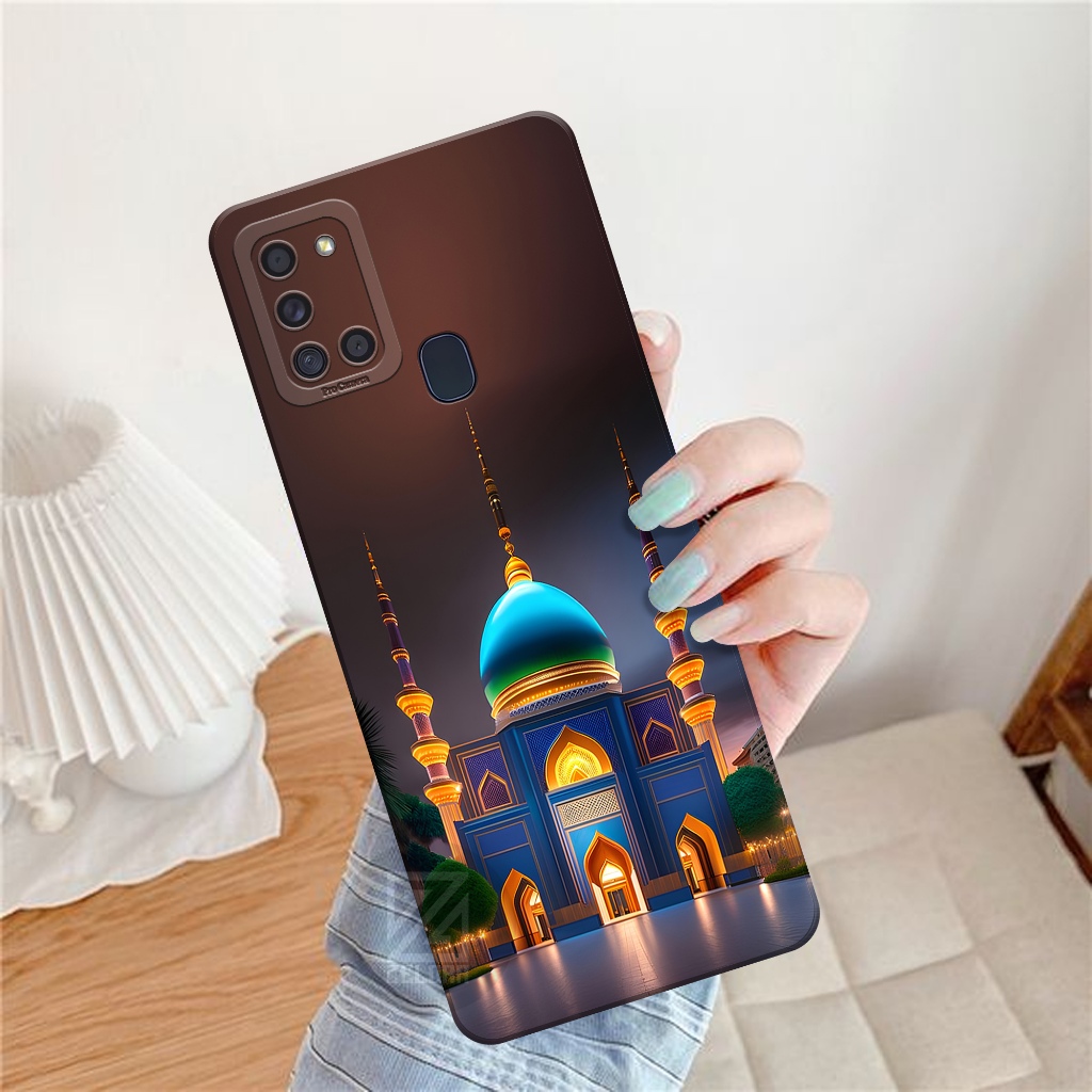 Case Samsung Galaxy A21S - Fashion Case Masjid - Softcase Samsung Galaxy A21S - Casing Samsung Galax