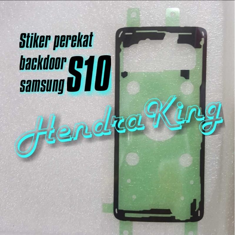 

Stiker lem perekat samsung S10 / lem tutup belakang