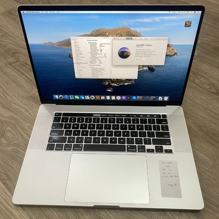 MACBOOK PRO 2019 16INCH I5 I7 I9 SECOND ORIGINAL BERGARANSI