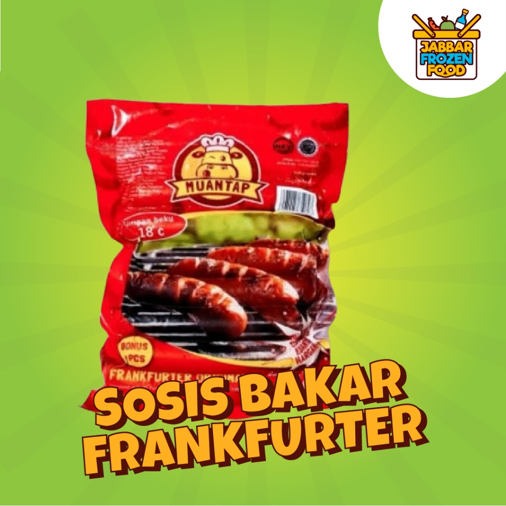 

Sosis Bakar Frankfurter Original MUANTAP 500gr