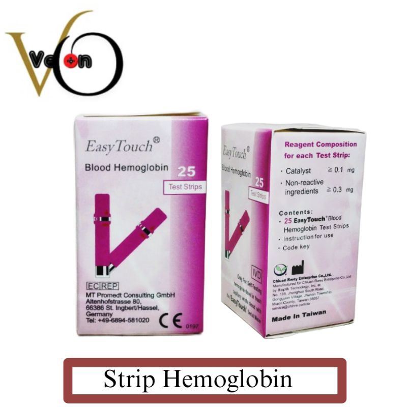 Strip Hemoglobin Easy Touch/Strip cek Hemoglobin/Strip Easy Touch
