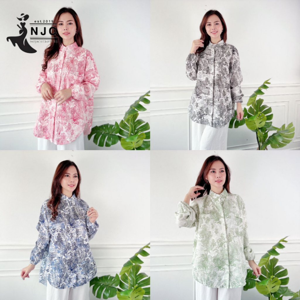 NJC - OS - Kemeja Tunik Oversize Wanita Ibuki
