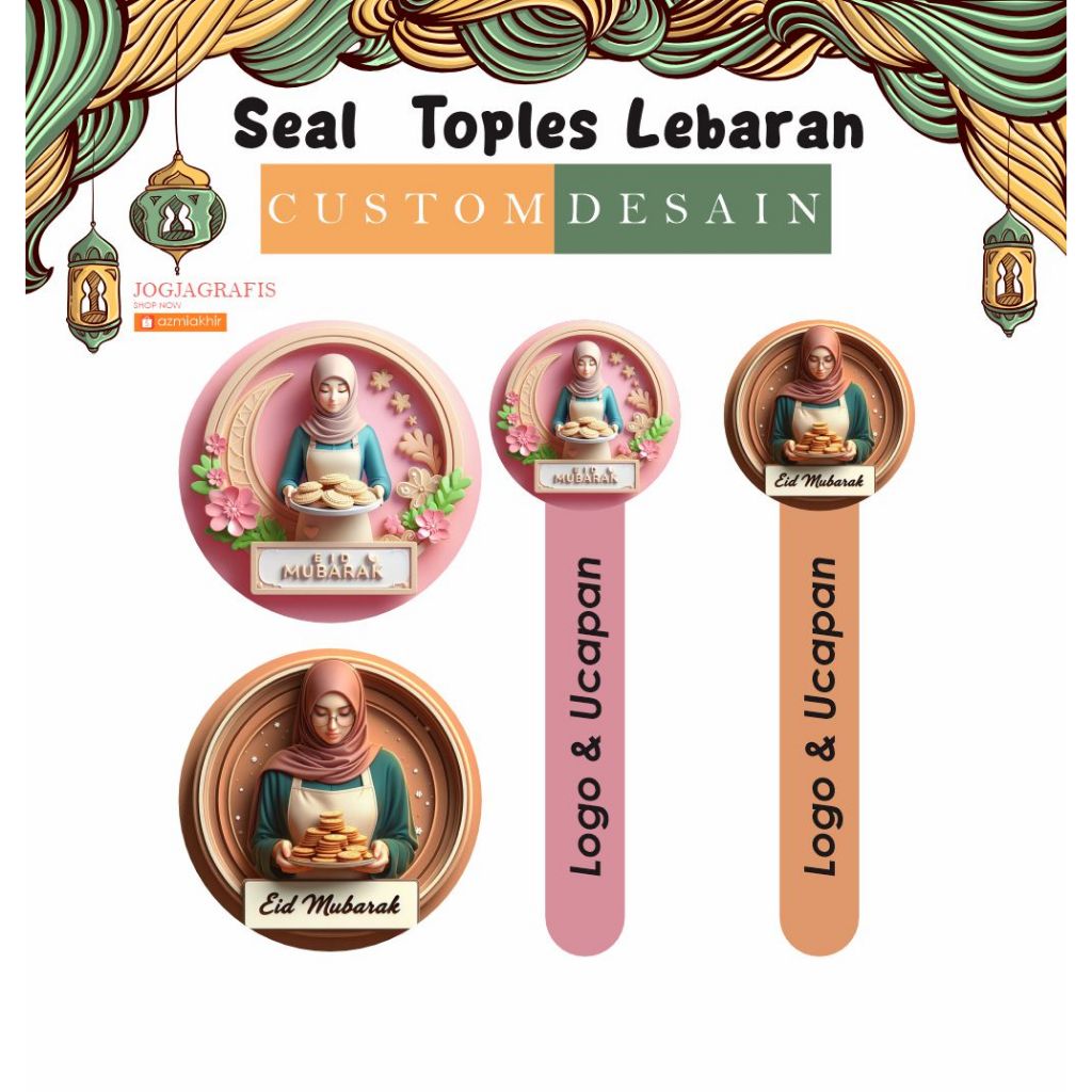 

[ 1 pack 150pcs stiker seal ] Stiker Seal delivery food / Label stiker vinyl / stiker thank you custom desain