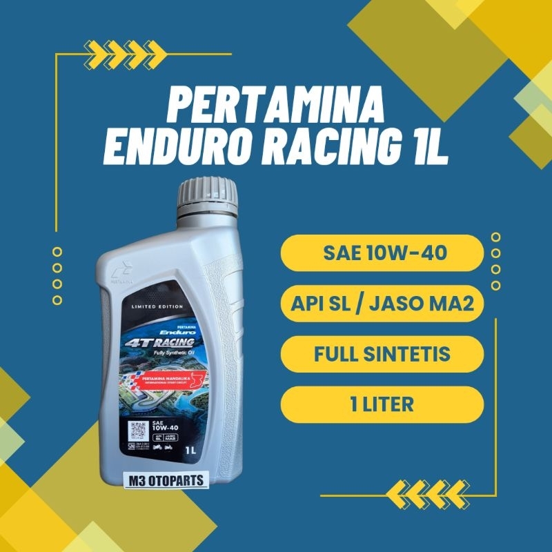 Pertamina Enduro Racing 10W/40 | 1 Liter - Oli Motor Sport