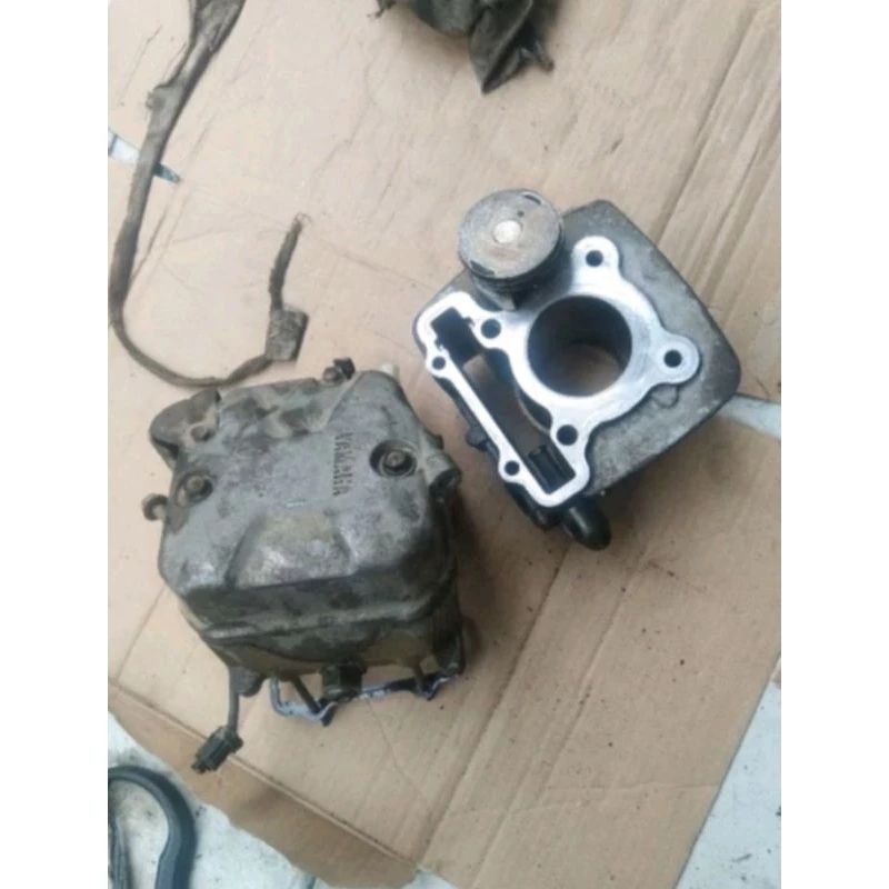 Cylinder Head Kop Deksel Set Boring piston Jupiter Z1 Injeksi PNP Vega Force Fi injeksi (Original Co