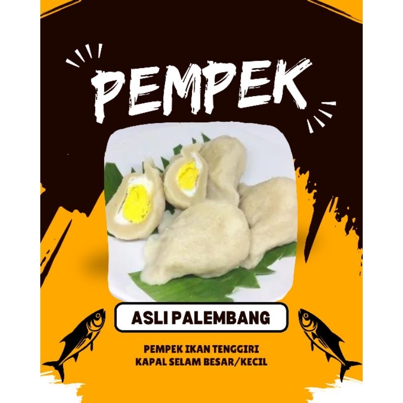 

(FROZEN FOOD) PEMPEK KAPAL SELAM ISI TELUR | PEMPEK TENGGIRI PALEMBANG