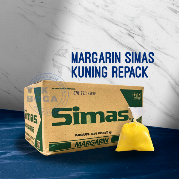 

Margarin Simas ( 500 gr, 1 Kg ) Repack Margarine Kuning Mentega