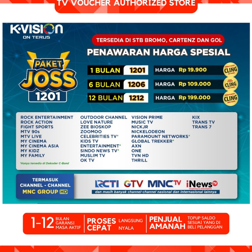 zm Paket JOSS K VISION 3 Hari18 Hari Paket Anak KVision b Special Edition