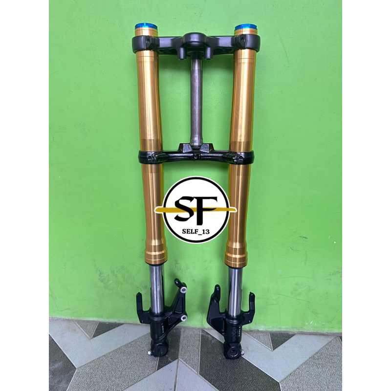 UpsideDown USD Shock Depan CBR 250RR New Ori Bracket Caliper Hitam