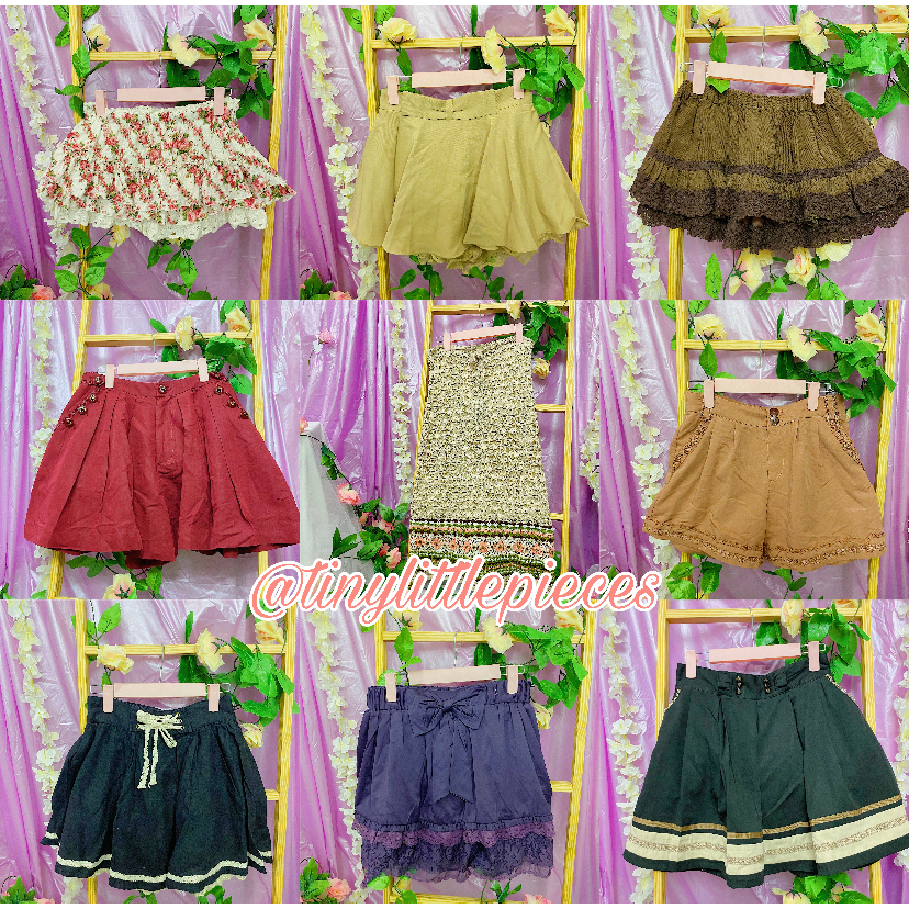 Coquette Cottagecore Skirt/Rok Rokcel Skort Shorts Tutu Y2K Fairycore Vintage vibes Liz Lisa Axes Fe