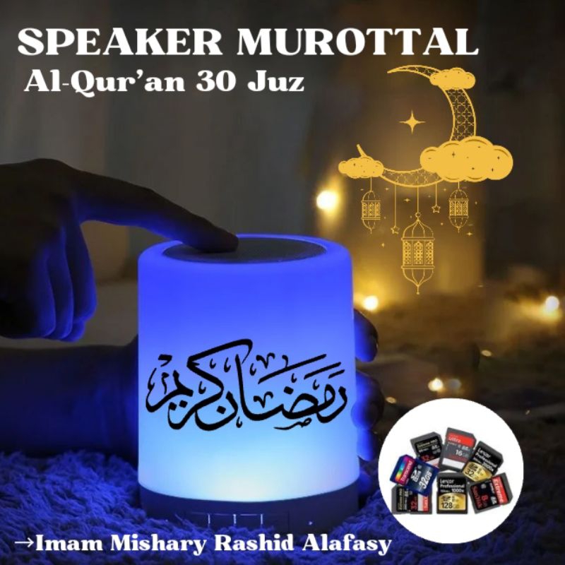 Speaker Murottal Al Qur'an 30 juz lengkap musik box bluetooth