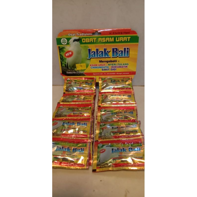 

Kapsul asam urat JALAK BALI 100%Original