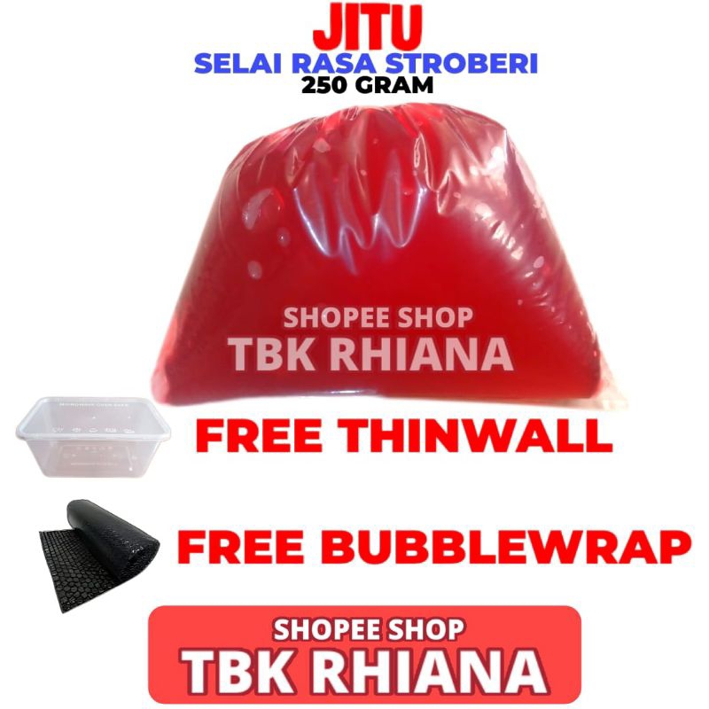 

Selai Filling Isian Rasa Stroberi 250gr Repacked