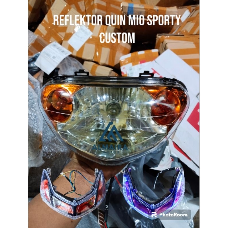 reflektor lampu depan mio sporty mio lama model quin mx