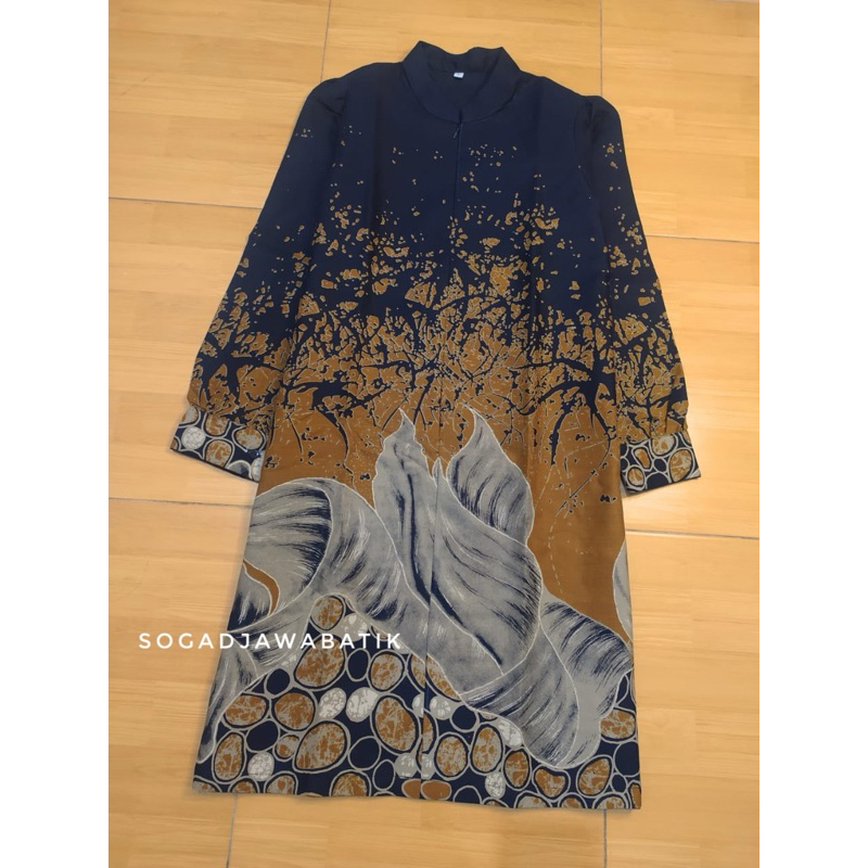 tunik batik klasik modern kantoran formal | tunik batik premium bahan katun dingin