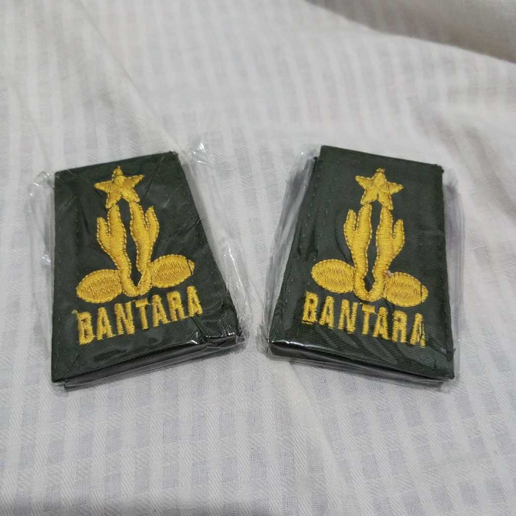 BANTARA Slop bahan drill halus sepasang TKU Bantara bordir