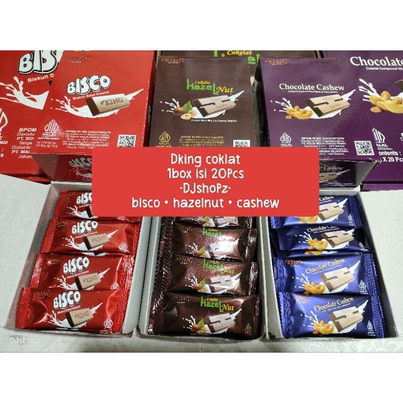 

D'King Coklat Bisco Hazelnut Cashew Almond