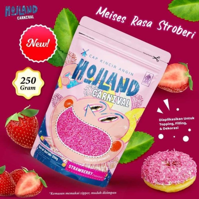 

Holland Meses Carnival Strawberry 250gr