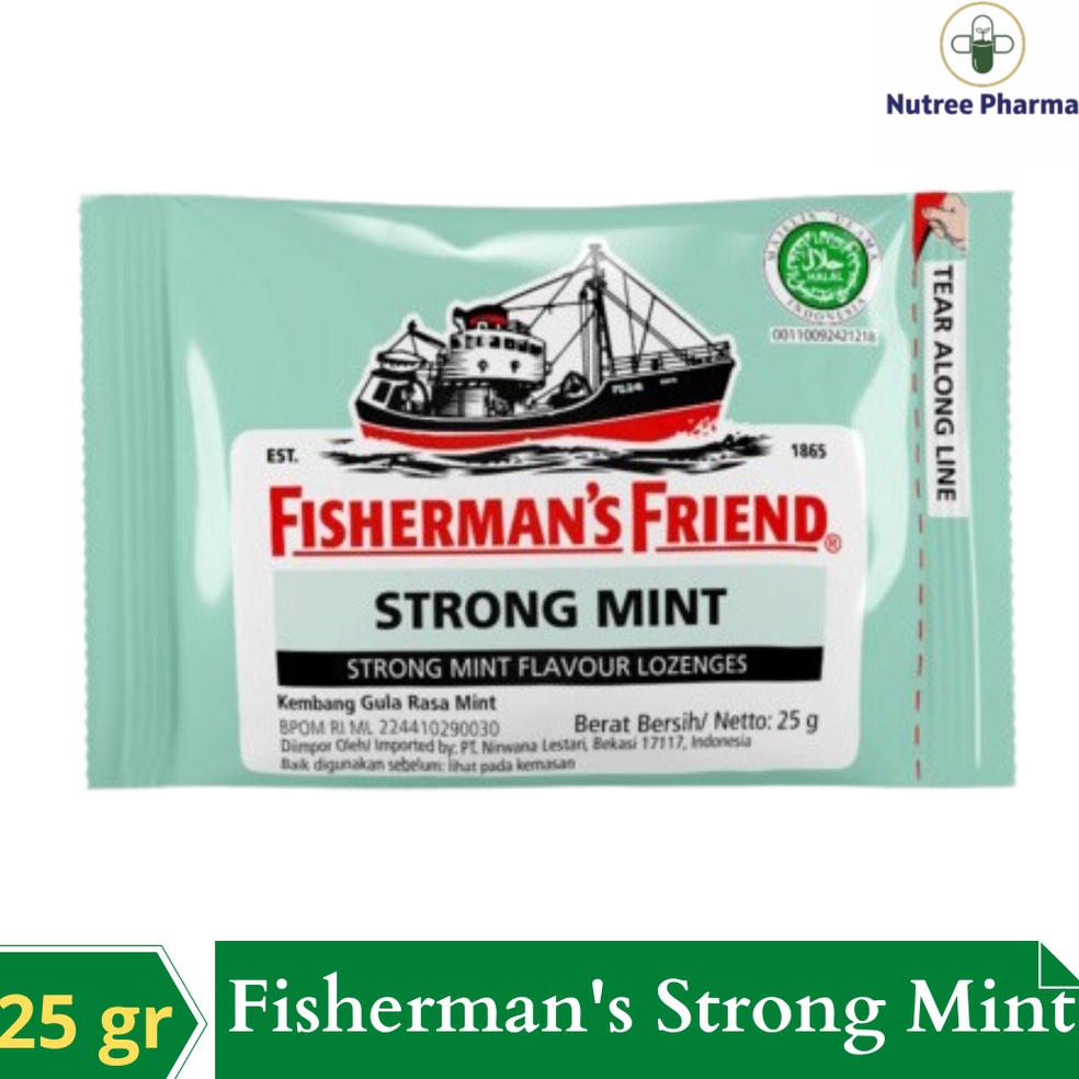 

DLV427 Stok terbaru Permen Fishermans Friend Strong Mint 25 gr