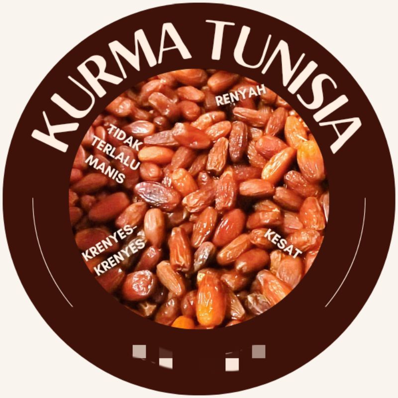 

KURMA TUNISIA || KURMA RENYAH || KURMA KESAT || KURMA KILOAN || Kemasan 500 gr