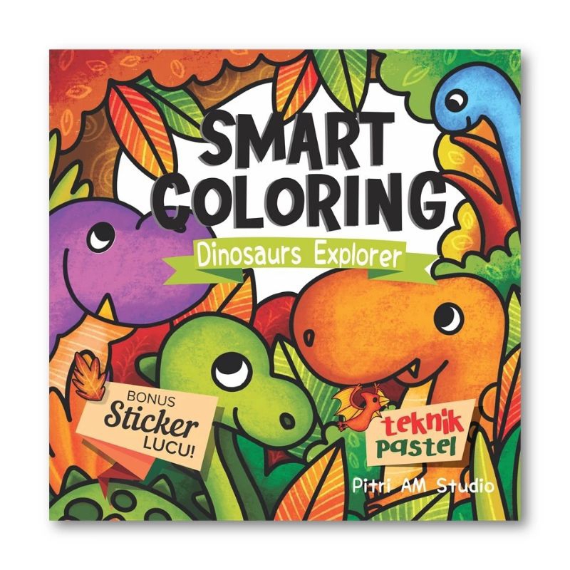 

Buku Mewarnai - Smart Coloring : Dinosaurus Explorer