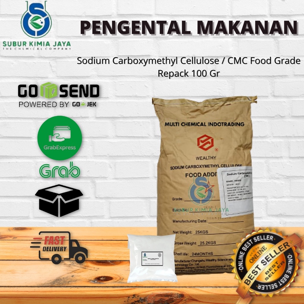 

GUG136 Dikon CMC Carboxy Methyl Cellose Food Grade 1 gr