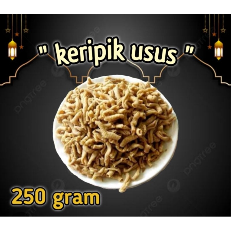 

keripik usus original 250 gram kriuk renyah cocok buat cemilan