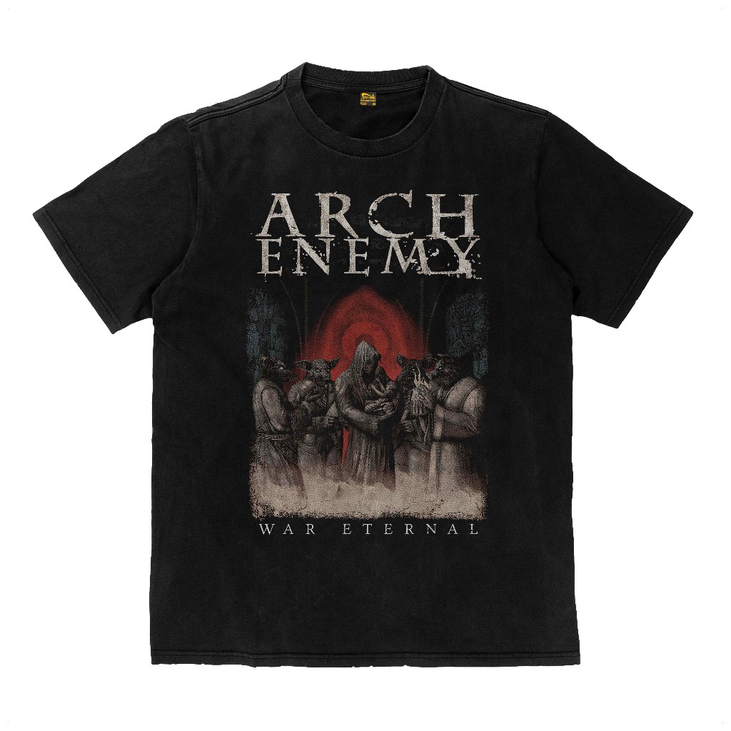 Kaos Arch Enemy Band Melodic Death Metal War Eternal Kaos Tebal T Shirt Flexinc 16s Heavyweight