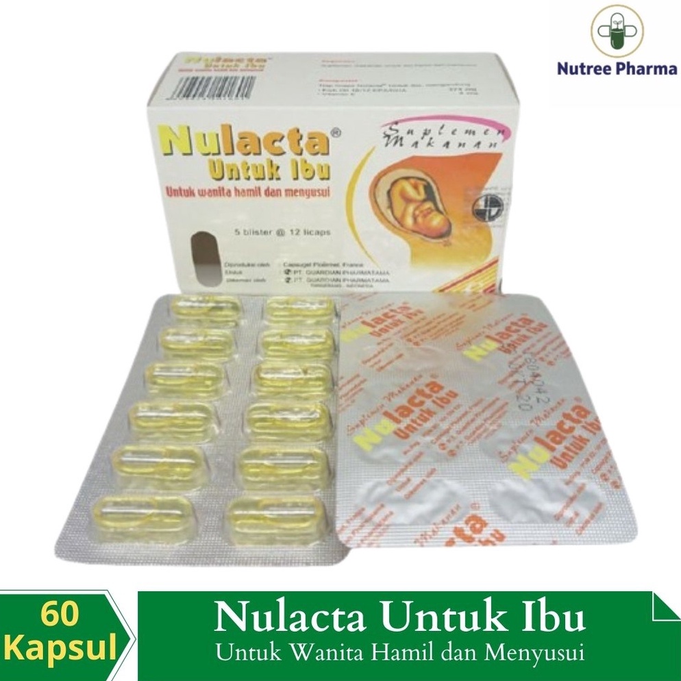 SSK917 SALE TERBAIK Nulacta Licaps Untuk Ibu Box isi 6 Kapsul Untuk Wanita Hamil dan Menyusui