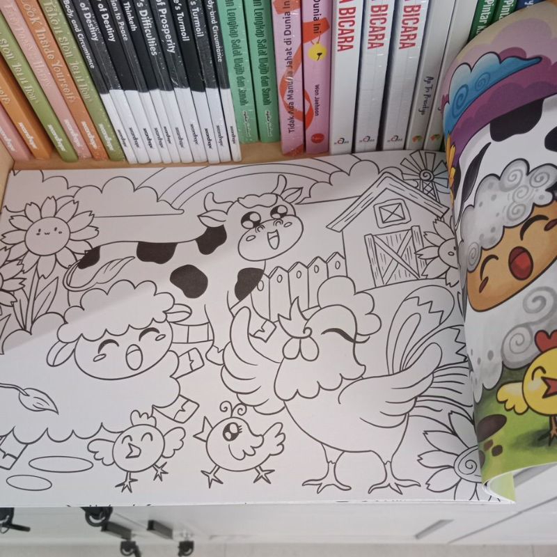 IK6 Buku Anak Mewarnai - Happy Coloring Animal Series
