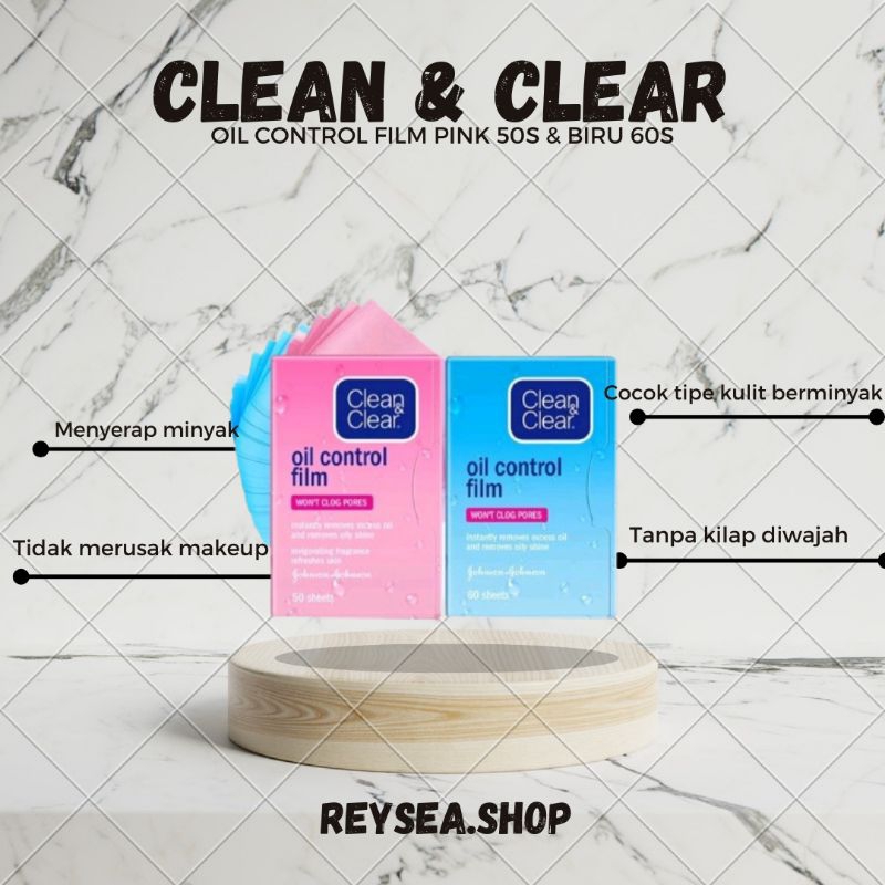 CLEAN & CLEAR - OIL CONTROL FILM FACE PAPER