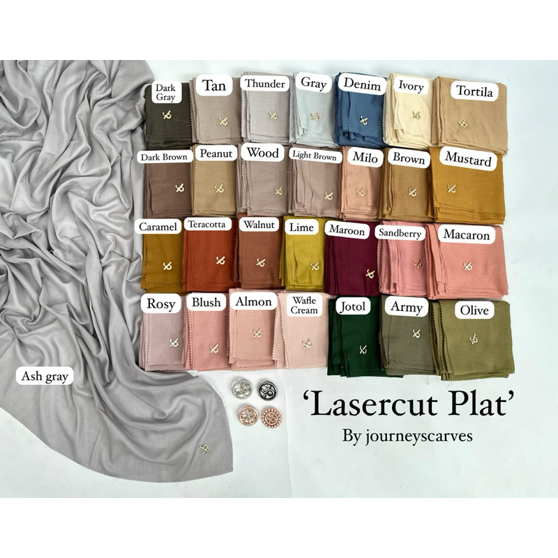 Journey Scarve LC Voal Ultrafine Shiny Polos