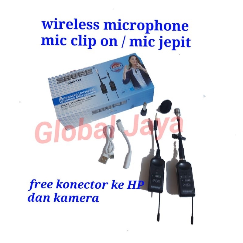 wireless mic jepit mp10 mic jepit live streaming mp 10 mic clip on wireless mic imam tanpa kabel mic