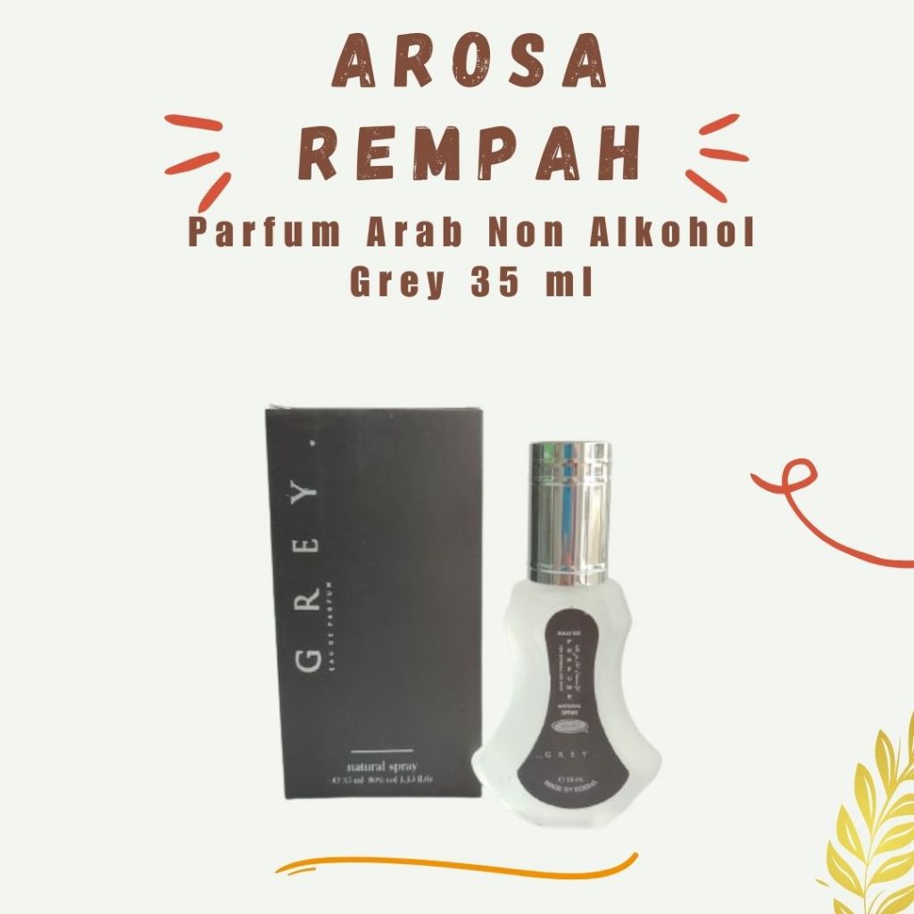 Parfum Arab Non Alkohol Grey 35 ml