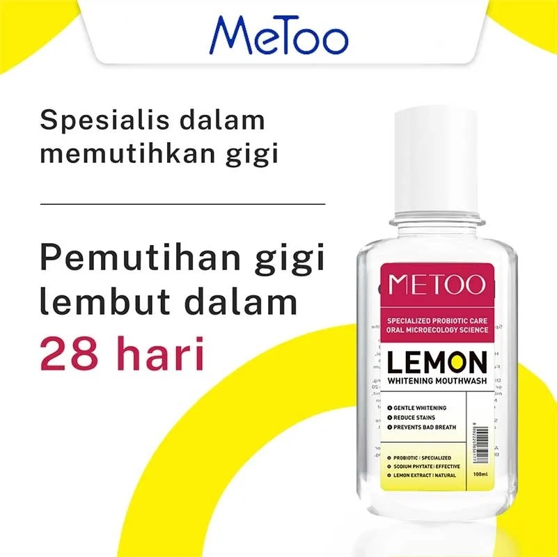 MeToo Lemon Whitening Mouthwash | 100ml