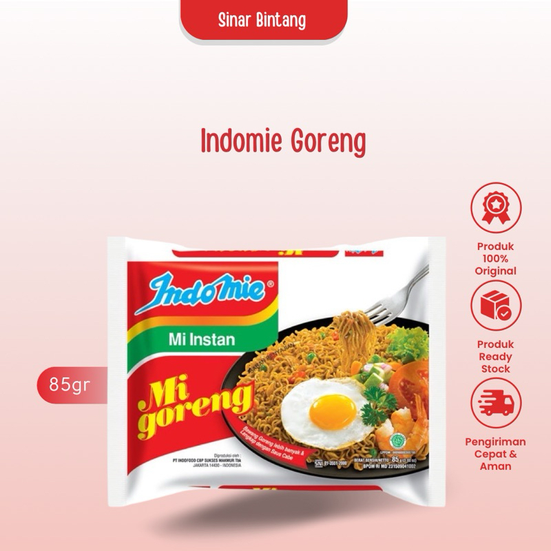 

Indomie Goreng Original 85gr