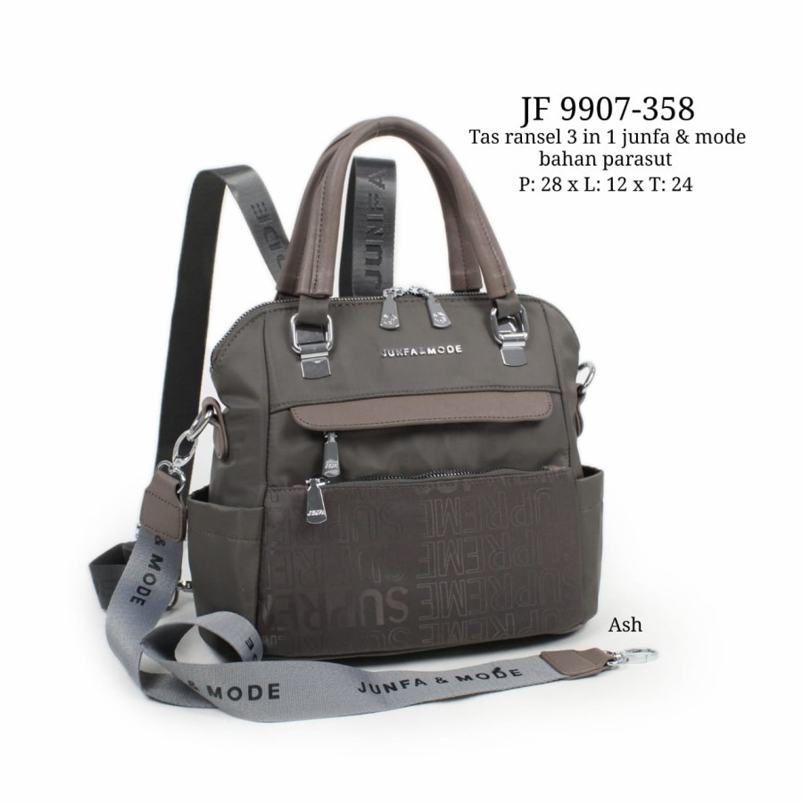 READY TAS RANSEL 3IN1 TAS SELEMPANG JUNFA #JF 9907-358