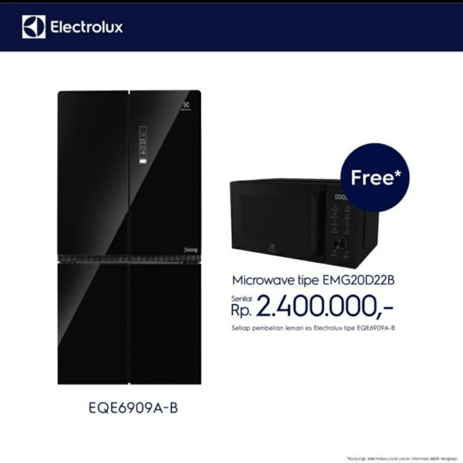KULKAS MULTI DOOR ELECTROLUX EQE6909A / EQE6909A-B