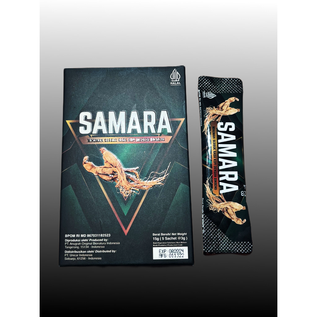 

SAMARA 1 SACHET MINUMAN SERBUK RASA KOPI DENGAN GINSENG