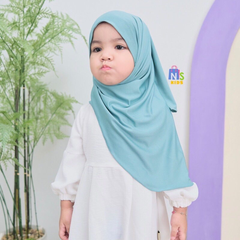 Moana Pashmina Oval Instan Kids / Pashmina Anak Oval Malaysia / Jilbab Anak Pashmina Instan Oval Jer